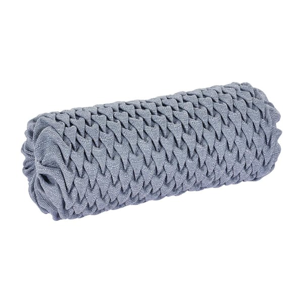 Unbranded Augusta Blue Polyester Neckroll Pillow 7 x 17 in.