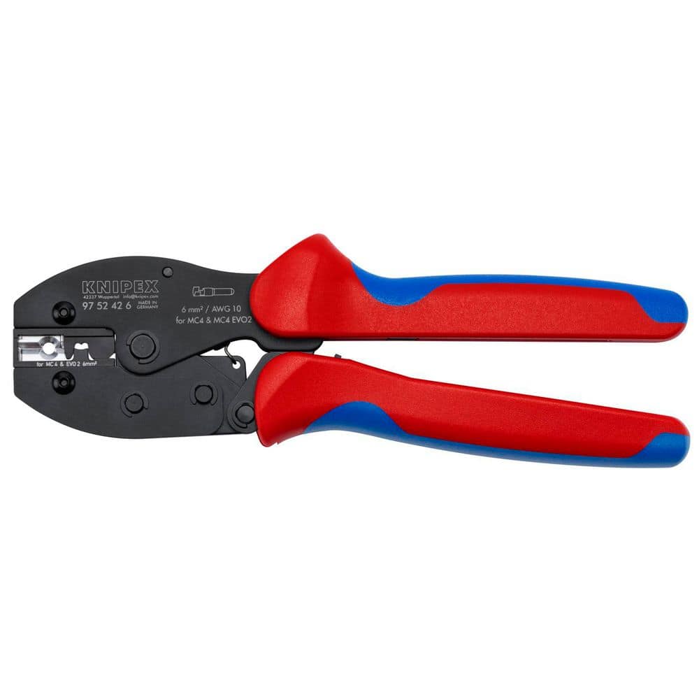 Knipex 8.5 in. PreciForce Crimping Pliers for MC4/MC4 Evo 2