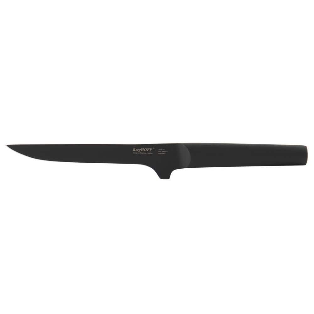 Ron 6" Black Stainless Steel Full Tang Boning Knife