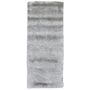 2 X 6 Gray Solid Color Runner Rug