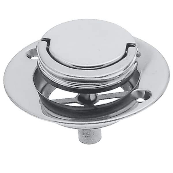 Westbrass Roman Tub Drain Trim in 3-9/16 in. OD in Polished Chrome