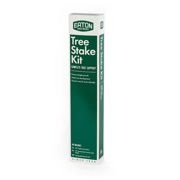 Eaton Brothers Tree Stake Kit-Secure and Stabilize Newly Planted Saplings