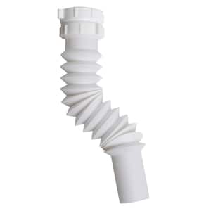 Form N Fit 1-1/2 in. x 11-1/4 in. White Plastic Slip-Joint Sink Drain Tailpiece Extension Tube