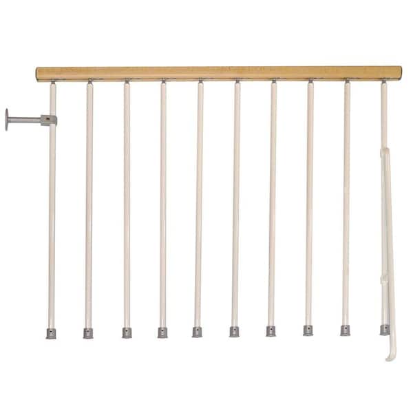 Arke Kompact 47 in. White Balcony Rail Kit