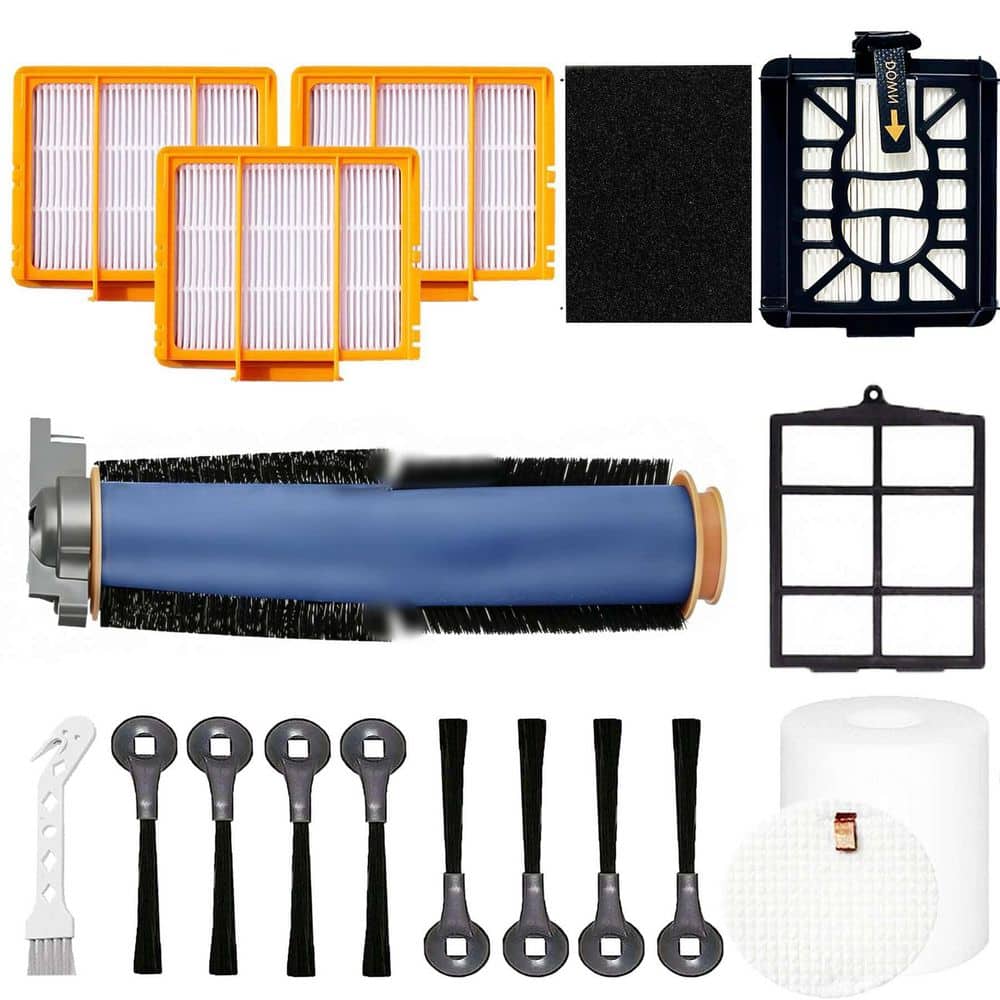 Robot Vacuum Replacement Parts Kit with Main Brush, Side Brushes, Filters, Foam Filters, Cleaning Tool, 1 Kit price history on PriceWatchPro