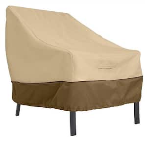 Waterproof Patio Furniture Cover Outdoor Anti-corrosion Silver-coated Chair Cover 32 in.W x 34 in.D x 36 in.H, Coffee