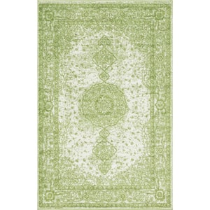 Bromley Midnight Green 4 ft. x 6 ft. Area Rug