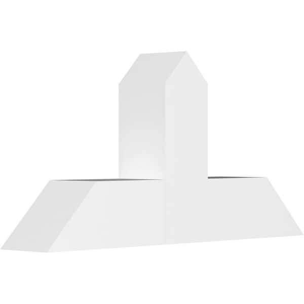 Ekena Millwork Portland 36 in. W x 18 in. H x 6 in. D Signature Polyurethane Bracket