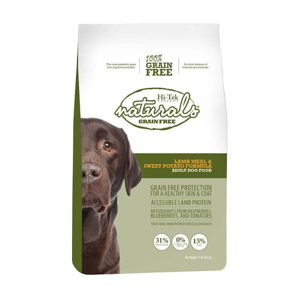 Hi-Tek Rations Naturals Adult Grain Free Lamb and Sweet Potato Dry Dog Food (15 lb. Bag)