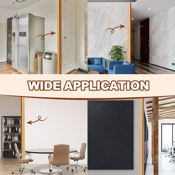 Generic Aluminum Alloy Corner Guard, 90 Degree Angle Trim Wall Corner Guard Edge Protector, Office Home School Corner Edge Protection Decorative Strip(Gray,1.5x150cm/0.6x59in - View #2