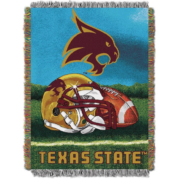 THE NORTHWEST GROUP Texas State University Polyester Throw Blanket