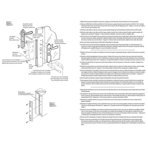 Prime-Line Diecast, Black Dimpled, Security Screen or Storm Door