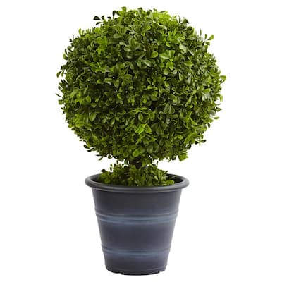 23 in. Artificial Boxwood Ball Topiary