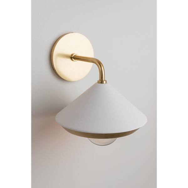 Whizzer Wall Light in Antique Brass