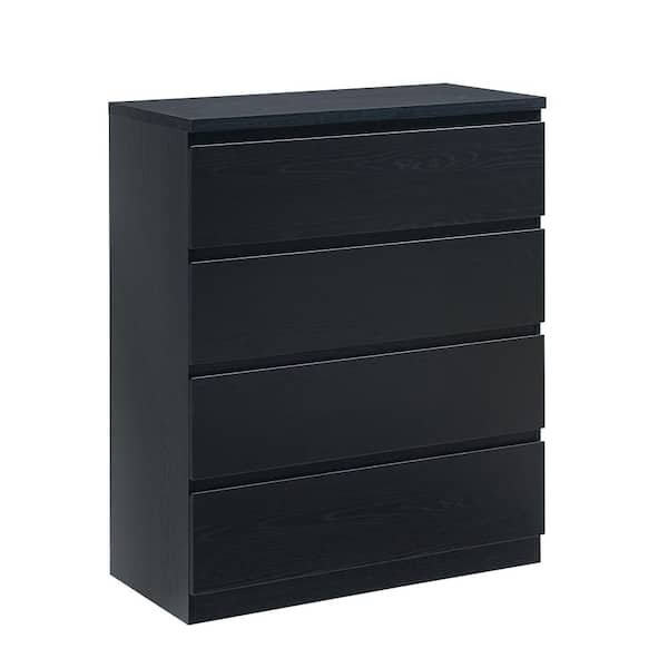 black dresser white handles Adolfo 6 Drawer Dresser, Modern by Four Hands  High Fashion Home each drawer comes with smooth metal rails on both sides for effortless pull black dresser white handles Furniture