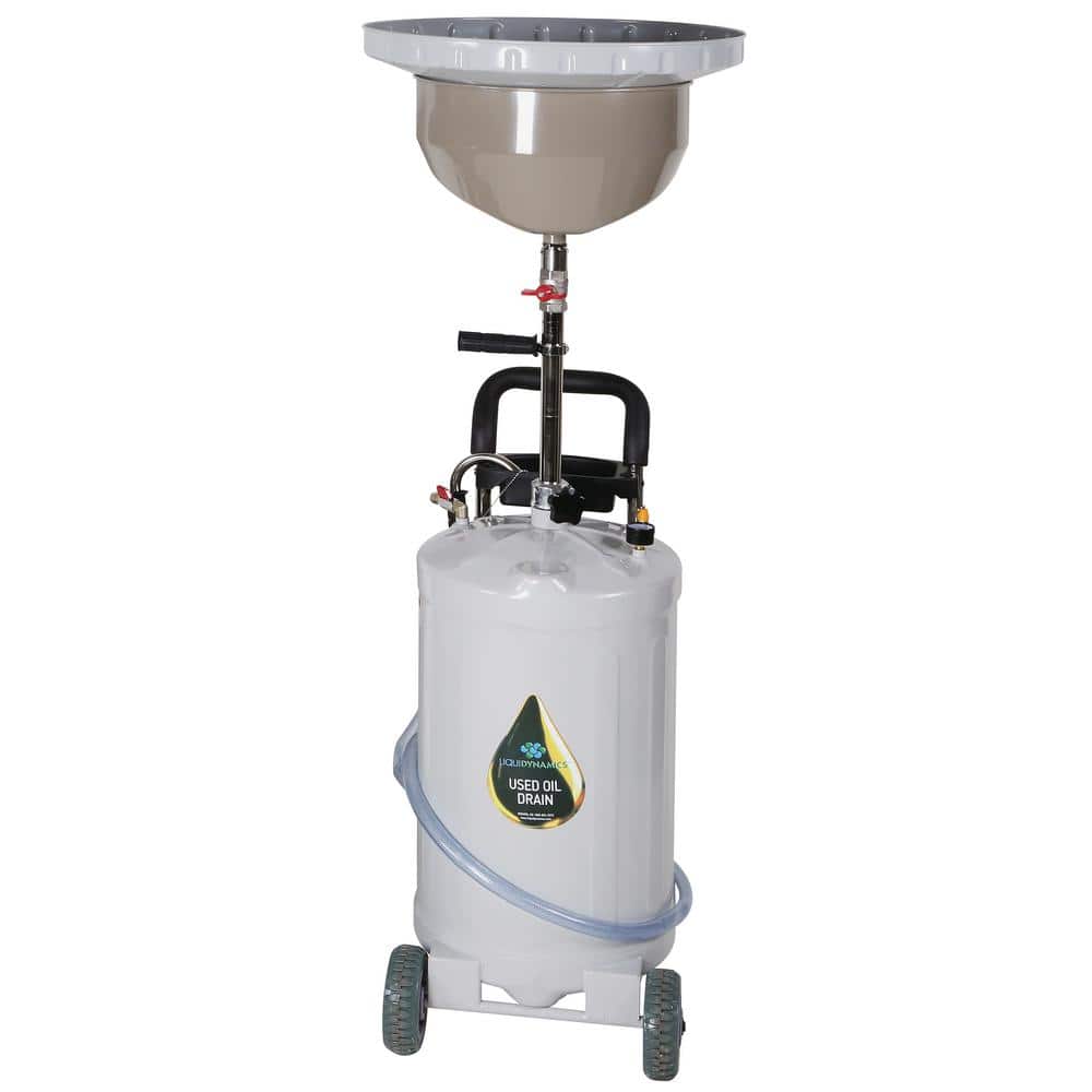 21 Gal. Capacity Powdered Coated Steel Self-Evacuating Used Oil Drain