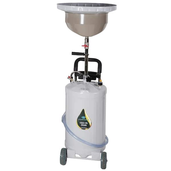 Liquidynamics 21 Gal. Capacity Powdered Coated Steel Self-Evacuating Used Oil Drain