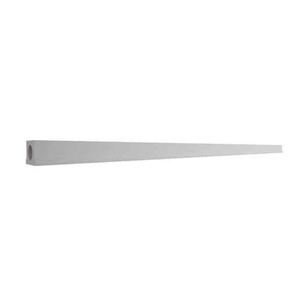 Ekena Millwork Endurathane 500 Series 3.125 in. H x 96 in. W White Resin Stair Railing Kit
