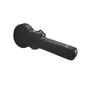 Electric Guitar Hard Case 39.76 in. Gourd-Shaped Guitar Hard Case Briefcase for 39 in. LES Paul Guitars Black