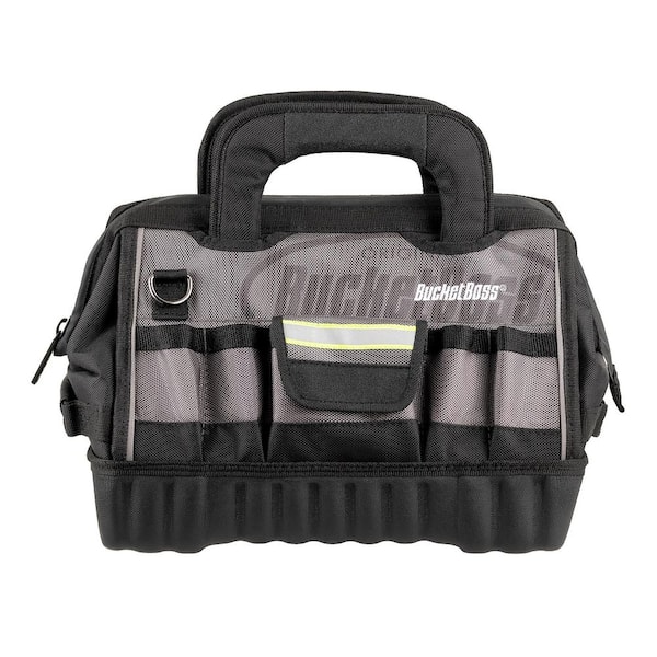 BUCKET BOSS 14 in. High Visibility Professional Tool Bag