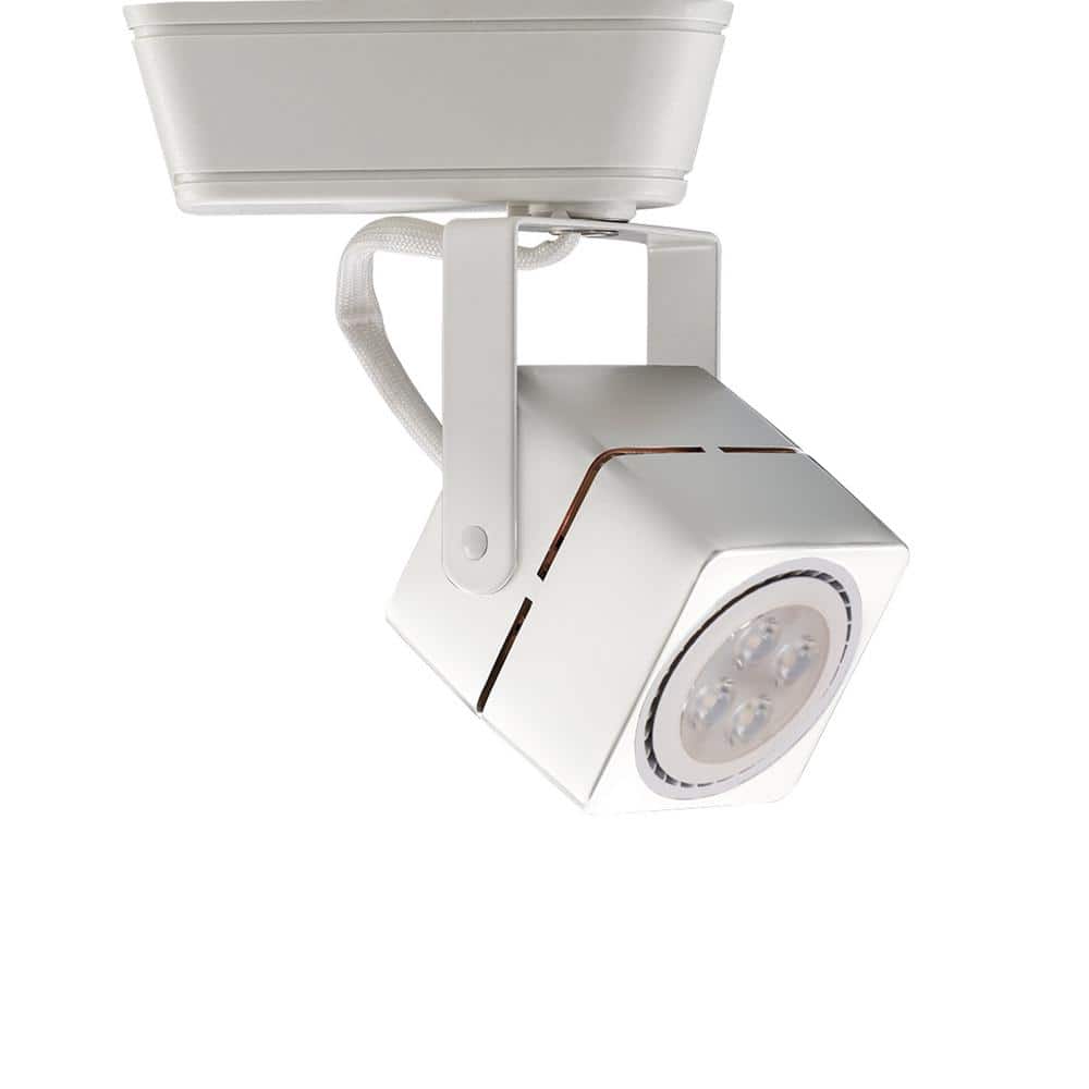 WAC Lighting HT802 1Light White Low Voltage Track Head with 8Watt