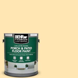 1 gal. #P260-3 Vanilla Ice Cream Low-Lustre Enamel Interior/Exterior Porch and Patio Floor Paint