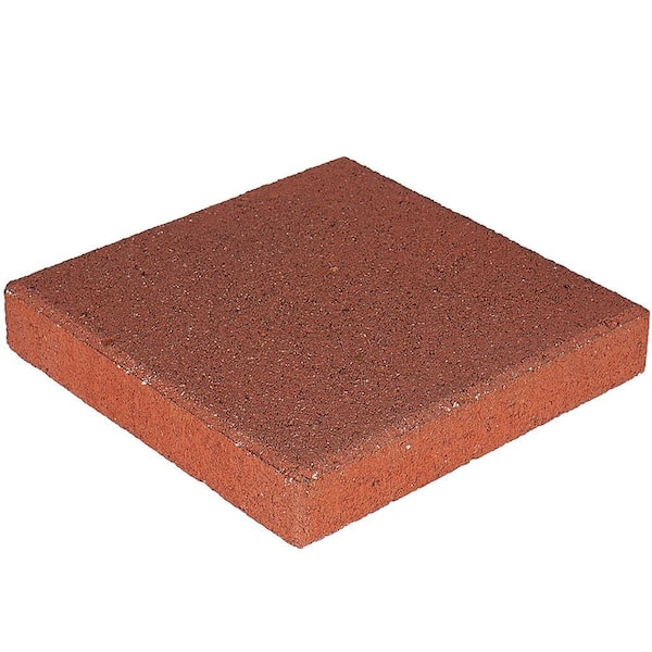 Red Square Concrete Step Stone, Home Depot Red Landscaping Bricks