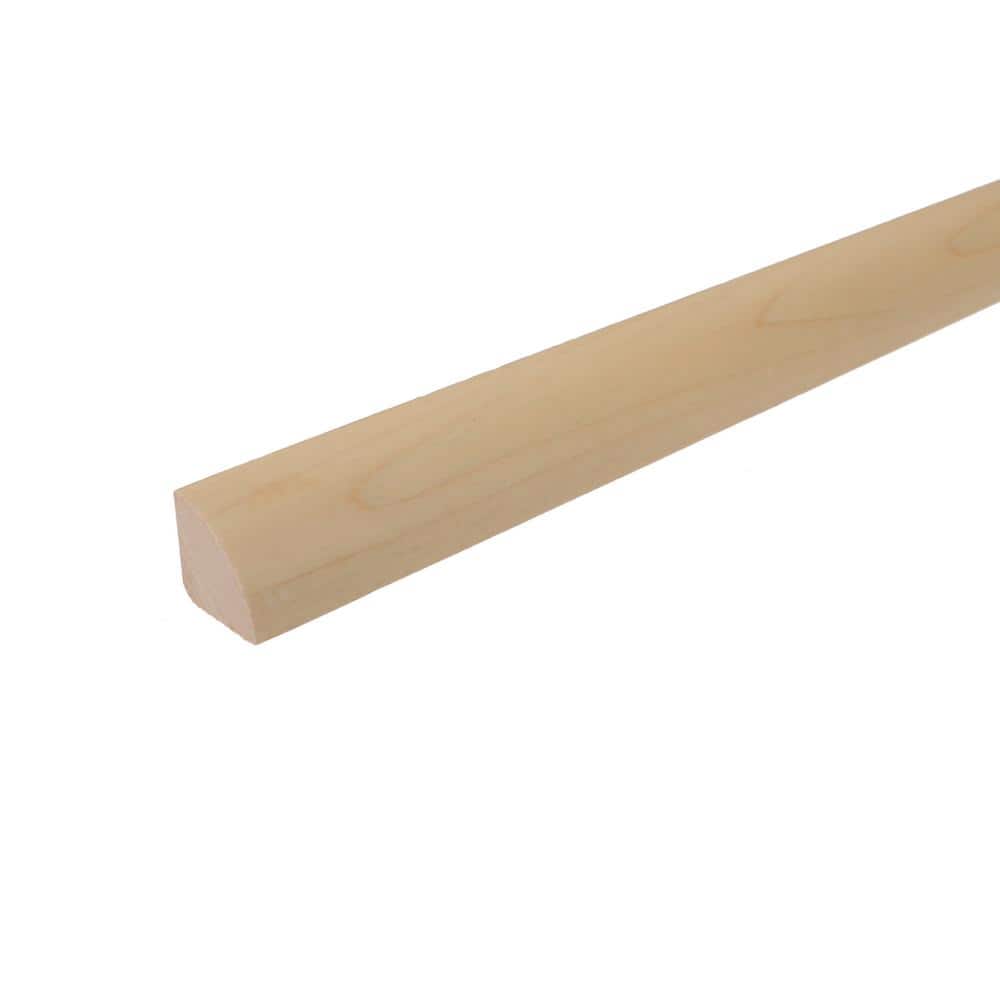 Quarter Round Matte Wormy 0.75 in. T x 0.75 in. W x 78 in. L Hardwood Trim price history on PriceWatchPro
