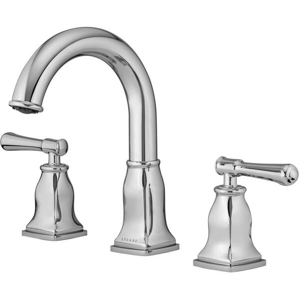 Lulani Aurora Collection. 8 in. Widespread 2-Handle Bathroom Faucet. in ...