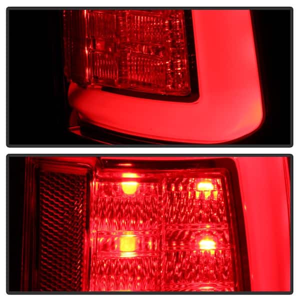 Spyder 13-14 Dodge Ram 1500 LED Tail Lights Red Clear