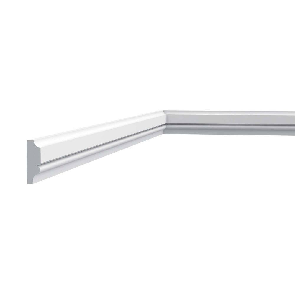 3/8 in. D x 1-1/4 in. W x 78-3/4 in. L . Primed White Plain Polystyrene Panel Moulding (8-Pack) price history on PriceWatchPro
