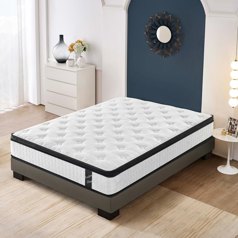 Classic Series Twin Size Medium Cool Memory Foam 12 in. Individual Pocket S