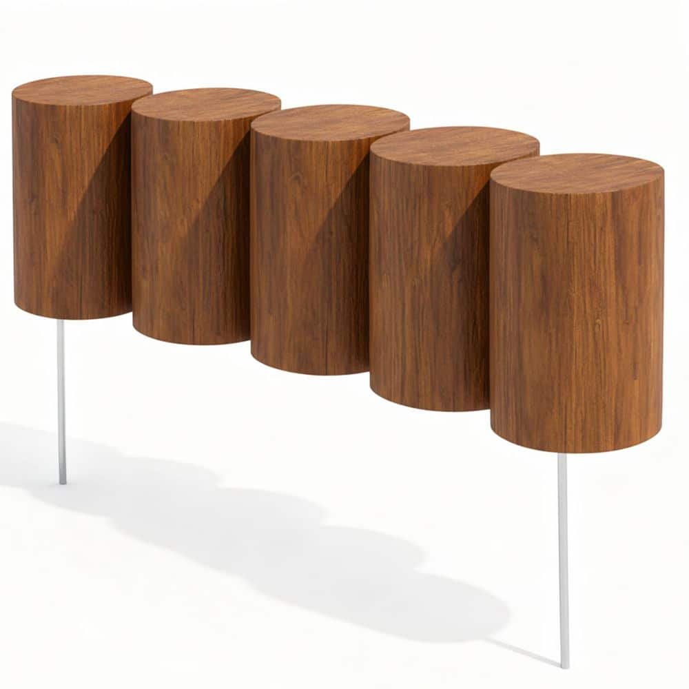 15 in. L x 3 in. W x 5 in. H Wooden Landscape Felxible Log Edging (12-Pack) price history on PriceWatchPro