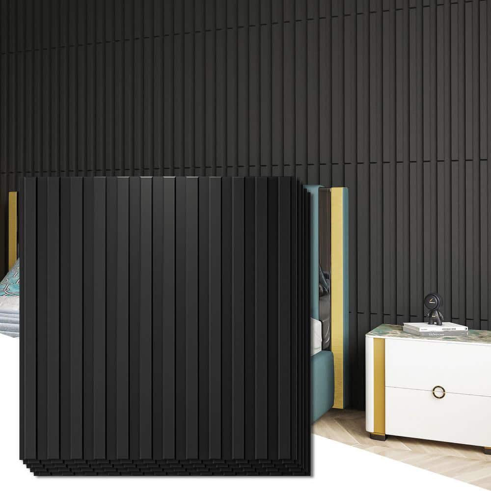 Slat Fluted Design Decorative Wall Paneling 12-Pk - rated 3.8462 stars from 13 reviews