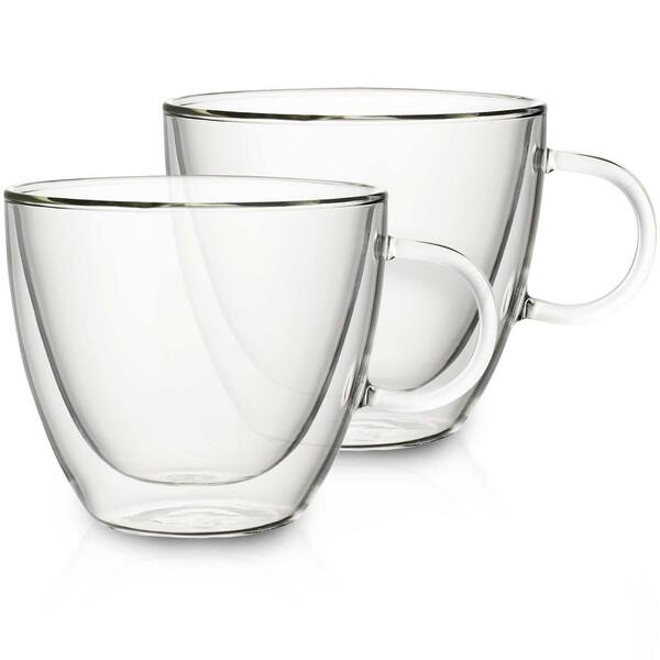 Villeroy & Boch Artesano Hot Beverages 14 oz. Double Wall Large Cup (2-Pack)