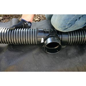 4 in. x 100 ft. Singlewall Perforated Drain Pipe