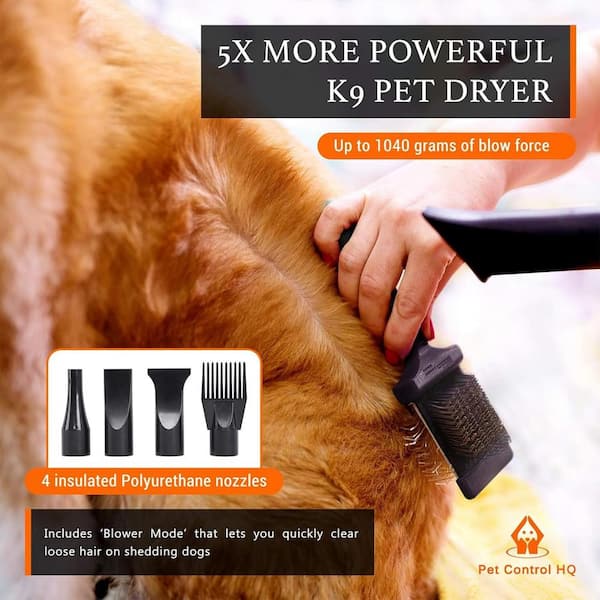 Misopily 13 x 6 in. Hair Dryer Pet Grooming Dryer with 4