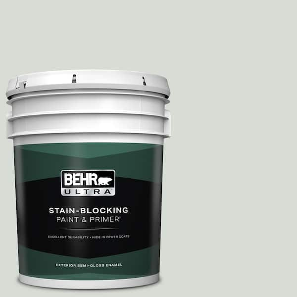 BEHR ULTRA 5 gal. #PWN-67 Nurture Semi-Gloss Enamel Exterior Paint & Primer