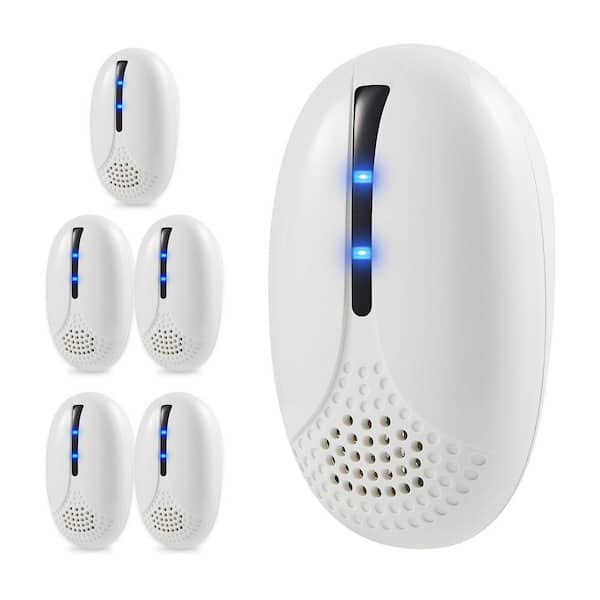 Ultrasonic Pest Control Repeller-Indoor Mouse, Roach, Bug and Spider Repellent Plug for Home, Office and Hotel (5-Pack)