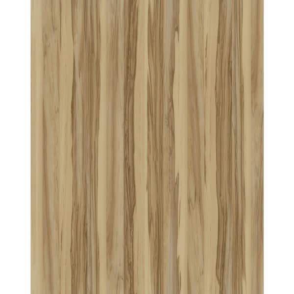 DuraDecor Take Home Sample -Weekend Warrior 4 in. W Natural Hickory Peel and Stick Luxury Vinyl Plank Wall and Flooring
