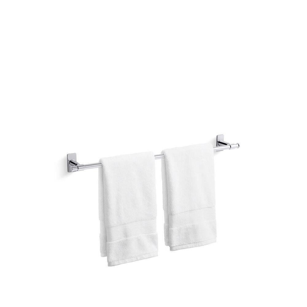 Polished Chrome 26" Wall Mounted Towel Bar