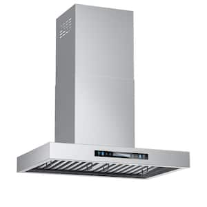 30 in. 900 CFM Ducted Wall Mount Range Hood in Stainless Steel with Intelligent Gesture Sensing and LED Light