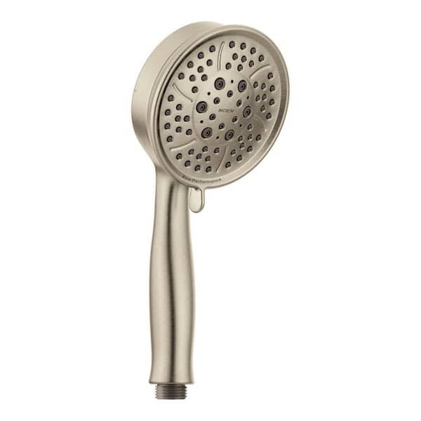 4-Spray Wall Mount Handheld Shower Head 1.75 GPM in Brushed Nickel