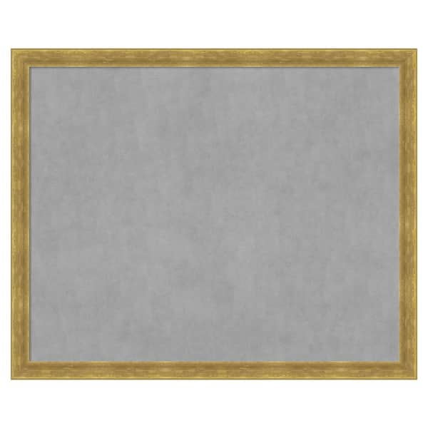 Amanti Art Angled Gold 43 in. x 35 in. Framed Magnetic Board
