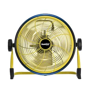 Cordless 12 in. Variable Speed Floor Fan with Power Bank Feature