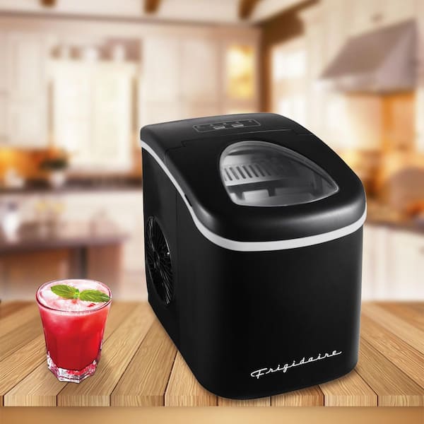 【Euma】Black inc FifryC FRIGIDAIRE | ICE MAKER 26 LBS CAPACITY | EFIC122-BLACK