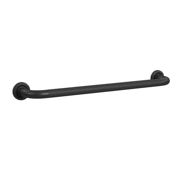 PULSE Showerspas 23.6 in. ErgoSafetyBar in Matte Black