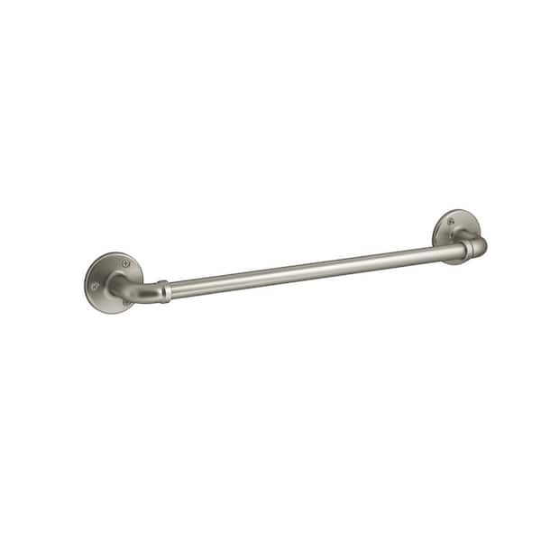 KOHLER Worth 18 in. Towel Bar in Brushed Nickel