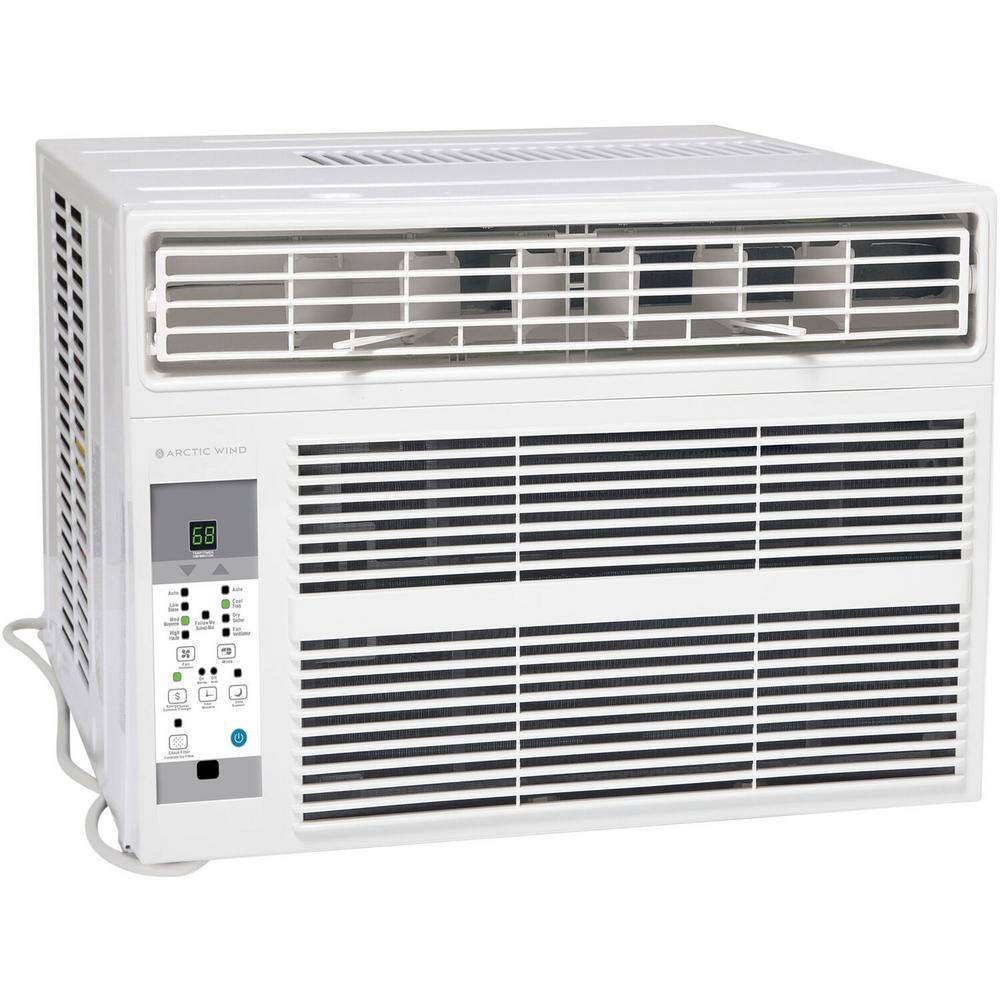 Arctic Wind 8000 BTU White Window Air Conditioner with Remote