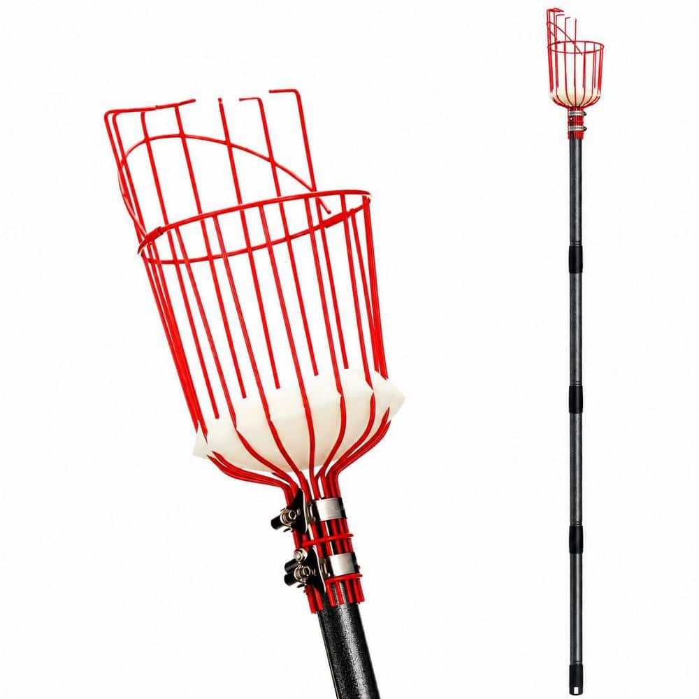 150 in. Tree Pruner Telescoping Fruit Picker Pole with Basket Adjustable Long Handle for Citrus Mango Pear price history on PriceWatchPro